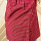 Red Plaid Lace Top
