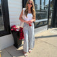 Stripe Barrel Leg Pants