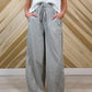 Stripe Barrel Leg Pants