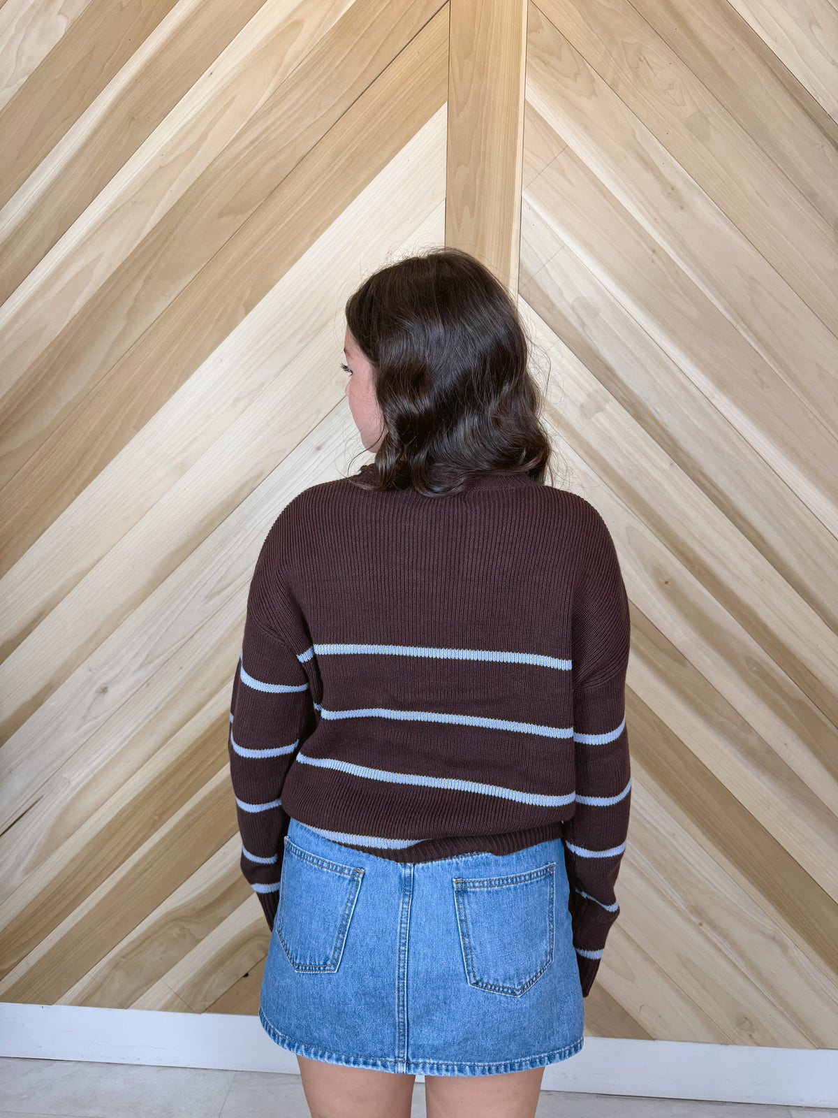 Stripe Crewneck Sweater
