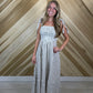 Stripe Tie Strap Maxi