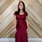The Burgundy Belle Dress