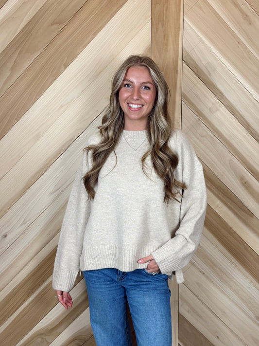 Tie Hem Sweater