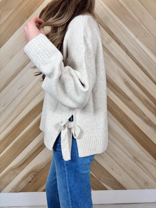 Tie Hem Sweater