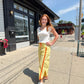 Tulip Stripe Nylon Pants