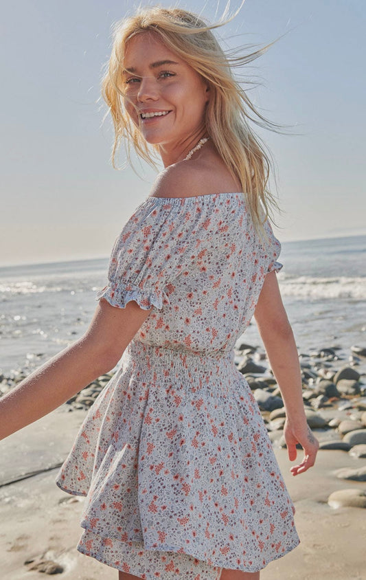 Floral Layered Romper