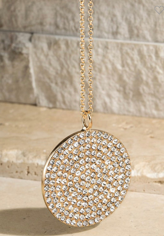 Round Crystal Necklace