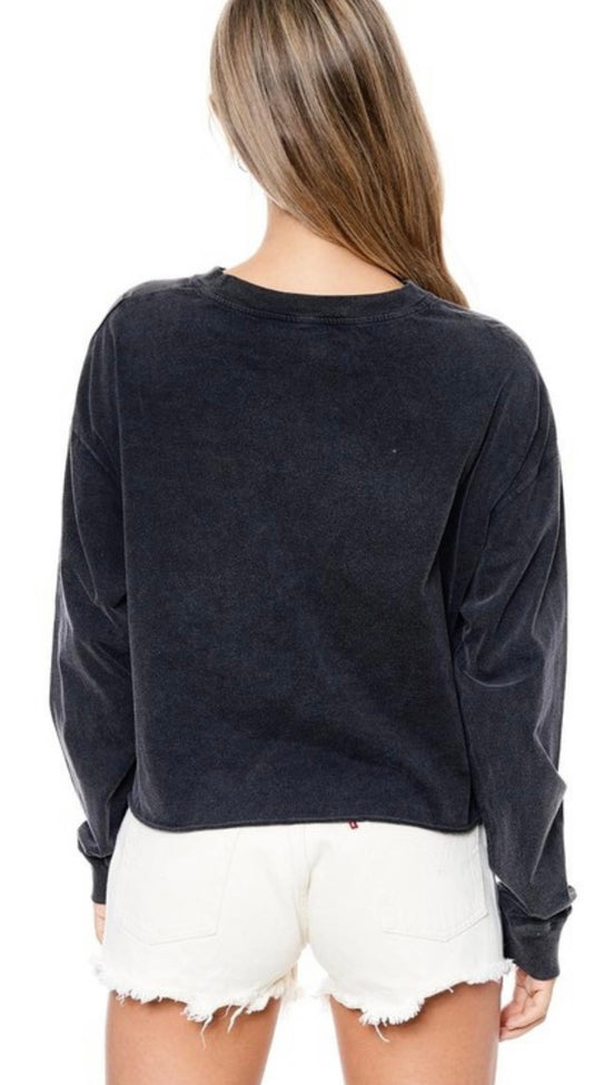 Free Bird Cropped Graphic Tee