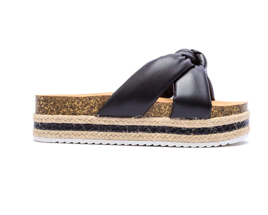 Knotted Slide Sandal