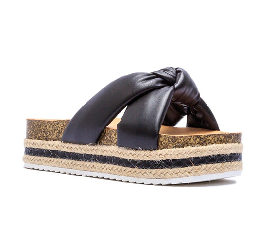 Knotted Slide Sandal